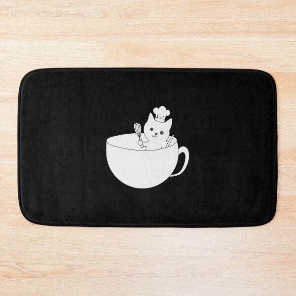 Item preview, Cat barista kitchen art designed and sold by LeshanArt.