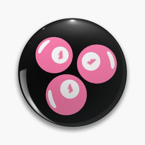 Item preview, Lucky Number 111 Bubblegum Pink Balls designed and sold by CamilasPrints.