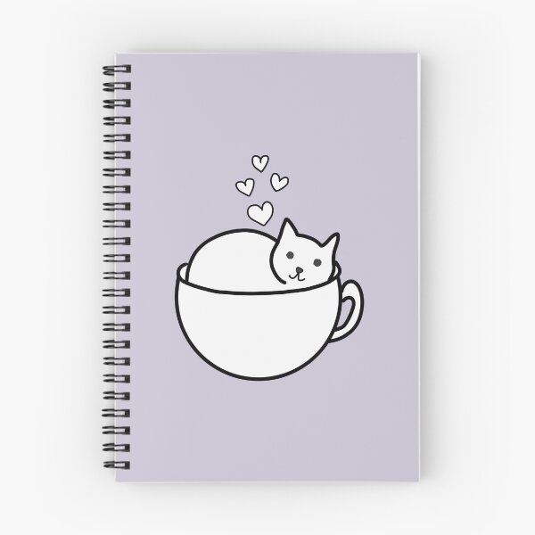 Item preview, Coffee cat in a cup, minimalist animal illustration designed and sold by LeshanArt.