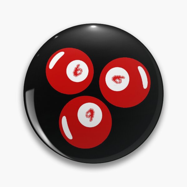 Item preview, Lucky Number 666 Vivid Red Balls designed and sold by CamilasPrints.