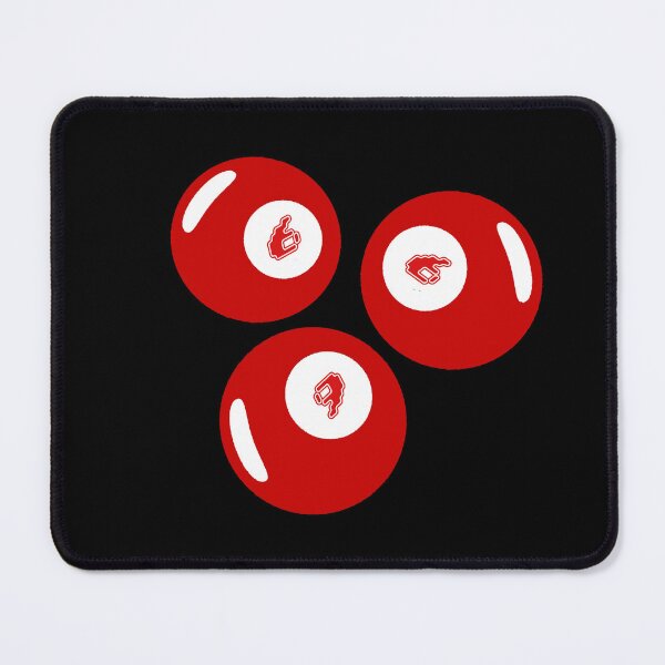 Item preview, Lucky Number 666 Vivid Red Balls designed and sold by CamilasPrints.