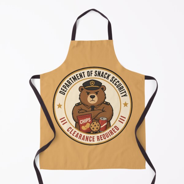 Item preview, Grumpy Bear Snack Security Department Mascot Vector Art designed and sold by AbderraimArt.