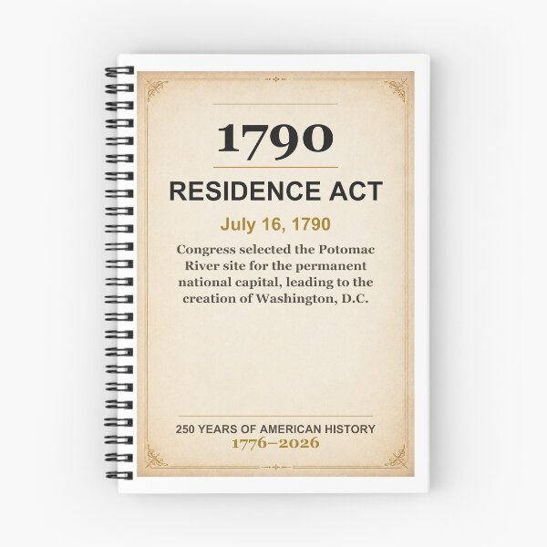 Item preview, America 250 | Residence Act | 1790 designed and sold by ariksworld.