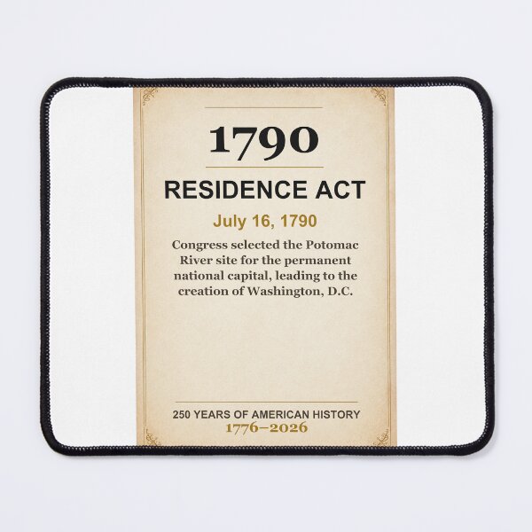 Item preview, America 250 | Residence Act | 1790 designed and sold by ariksworld.