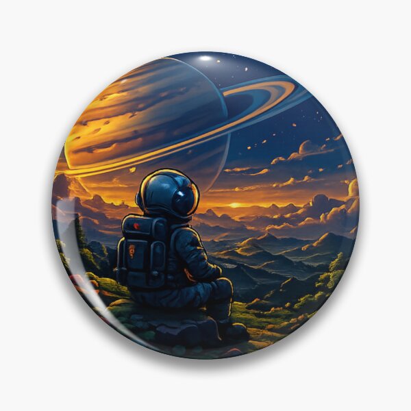 Item preview, Astronaut Watching Saturn at Sunset designed and sold by Houldi.