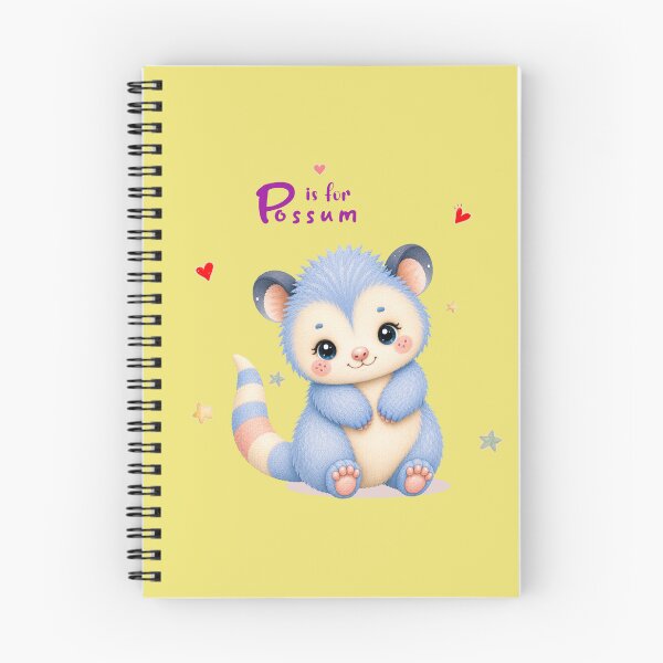 Item preview, P is for Possum – Cute Possum ABC Alphabet Learning Design for Toddlers & Preschool Children| Baby Onesies designed and sold by SassiBermark.