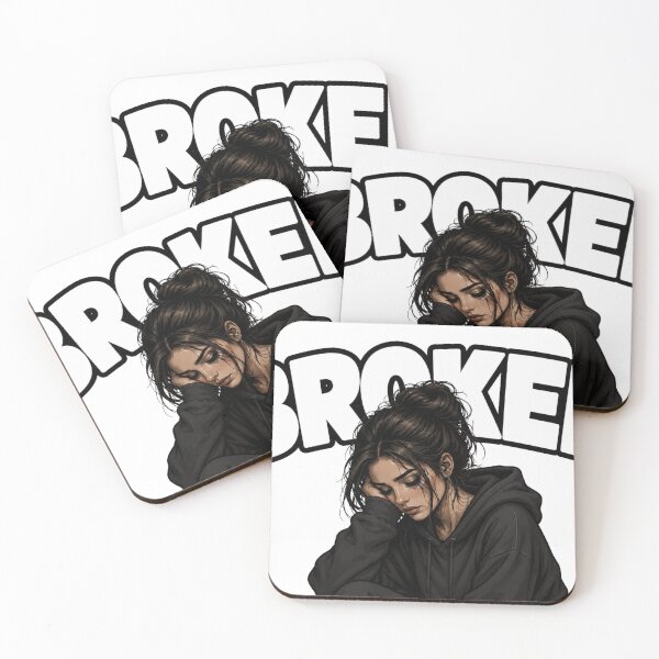 Item preview, broken girl designed and sold by Brejko.