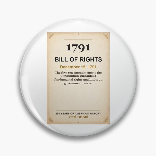 Item preview, America 250 | Bill of Rights | 1791 designed and sold by ariksworld.
