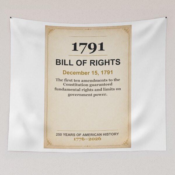 Item preview, America 250 | Bill of Rights | 1791 designed and sold by ariksworld.