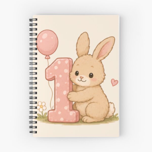 Item preview, One Year Old Birthday Bunny designed and sold by MellowMunchkins.