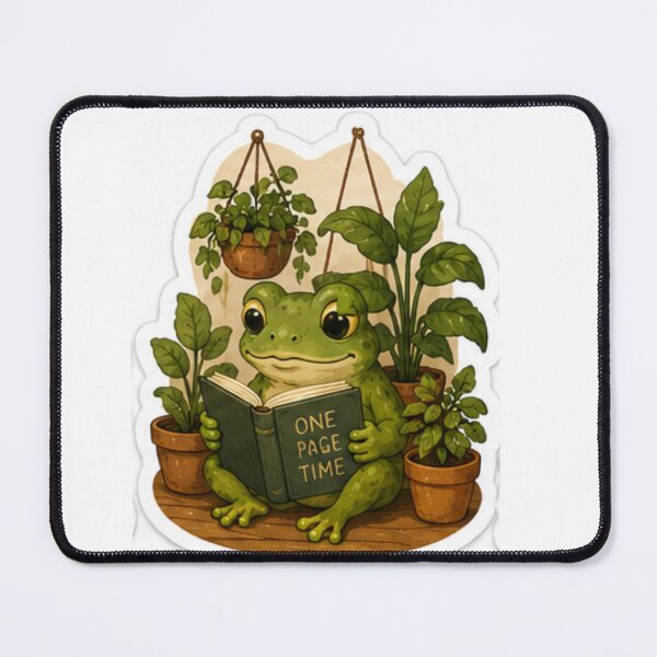 Item preview, One Page At A Time Frog designed and sold by AtlasPixel.