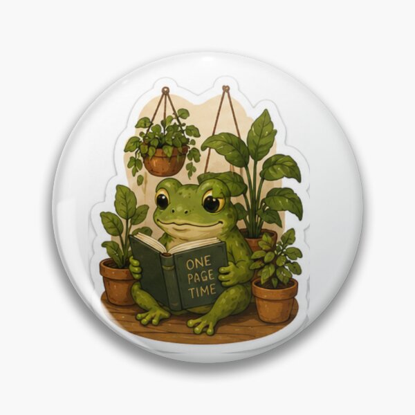 Item preview, One Page At A Time Frog designed and sold by AtlasPixel.