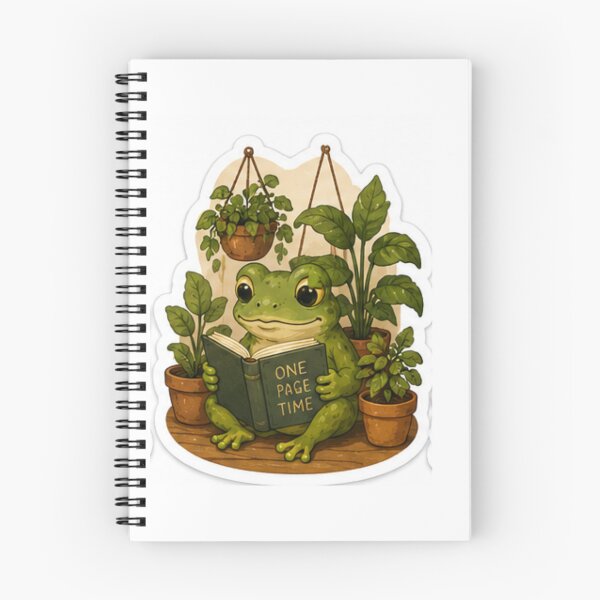 Item preview, One Page At A Time Frog designed and sold by AtlasPixel.