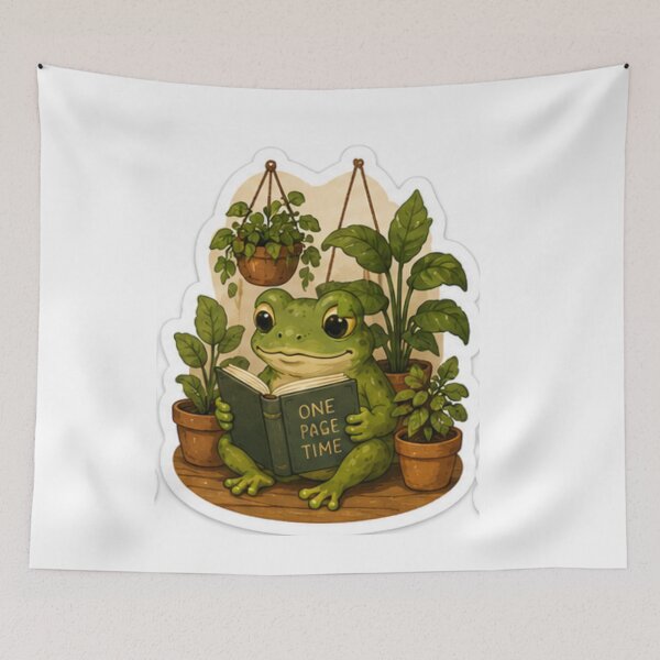 Item preview, One Page At A Time Frog designed and sold by AtlasPixel.