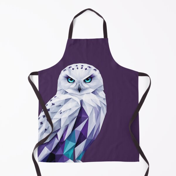 Item preview, Geometric Night Owl — Lowpoly Mystical Sticker designed and sold by NUFADE.