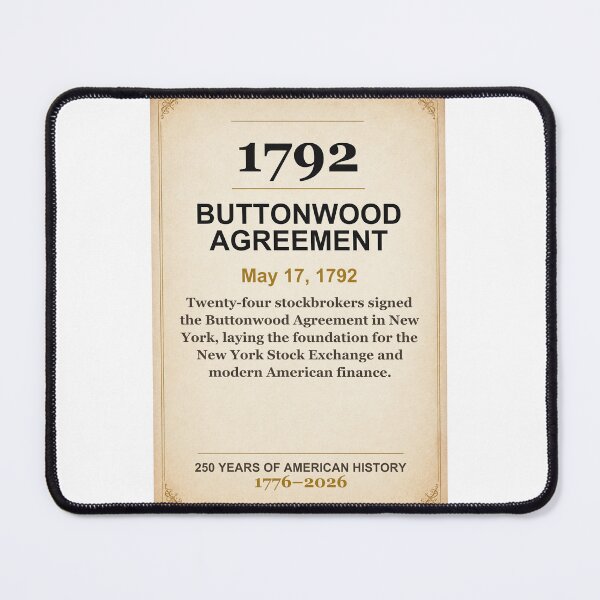 Item preview, America 250 | Buttonwood Agreement | 1792 designed and sold by ariksworld.
