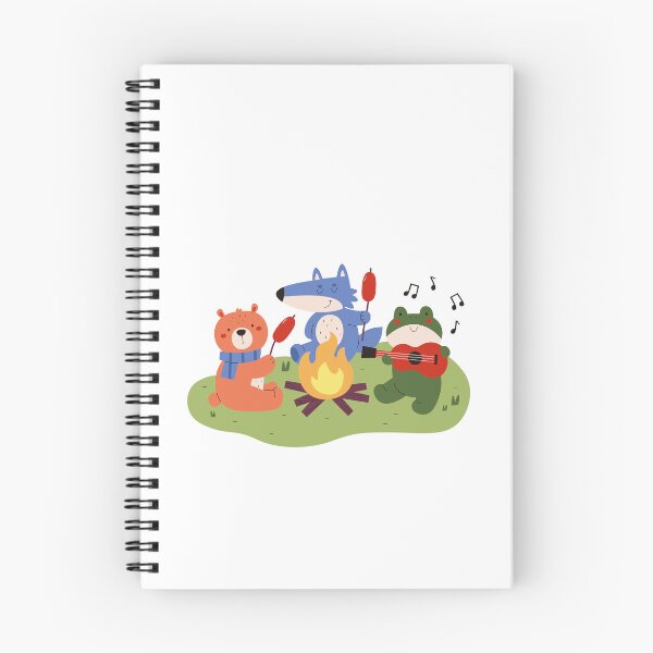 Item preview, Camping Friends Woodland Animals Campfire Adventure Outdoors Nature designed and sold by JonesFlora2025.