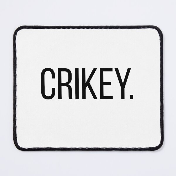 Item preview, Crikey Typography T-Shirt | Funny Australian Slang Shirt | Minimalist Aussie Quote Tee | Bold Text Graphic designed and sold by OveloStudios.