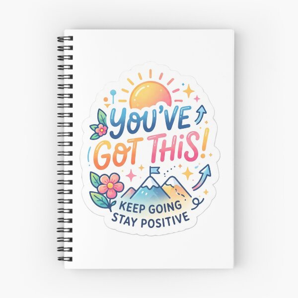 Item preview, Motivational Sticker Pack | Positive Quote Stickers | Cute Inspirational Decals | You Got This | Good Vibes Only designed and sold by The Sticker Treasury.