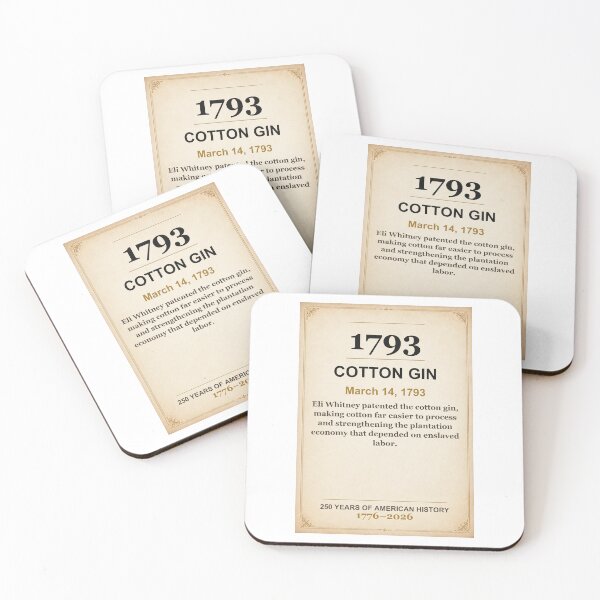 Item preview, America 250 | Cotton Gin | 1793 designed and sold by ariksworld.