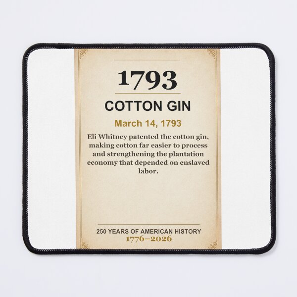 Item preview, America 250 | Cotton Gin | 1793 designed and sold by ariksworld.