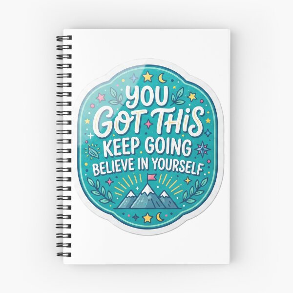 Item preview,  Positive Quote Stickers | Cute Inspirational Decals | You Got This | Good Vibes Only designed and sold by The Sticker Treasury.
