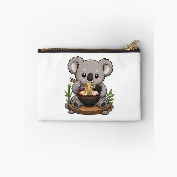 Item preview, Kawaii Koala Eating Ramen Sticker designed and sold by PawsGiggles.