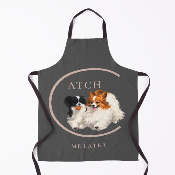 Aperçu de l'œuvre À plus tard ! | Cadeau idéal pour les amoureux des sports canins et de l'agilité avec un Papillon créée et vendue par PapillonArtStudio.