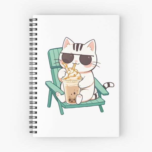 Item preview, Iced Frappe Cat Summer Cozy Kawaii Design designed and sold by tommysworks.