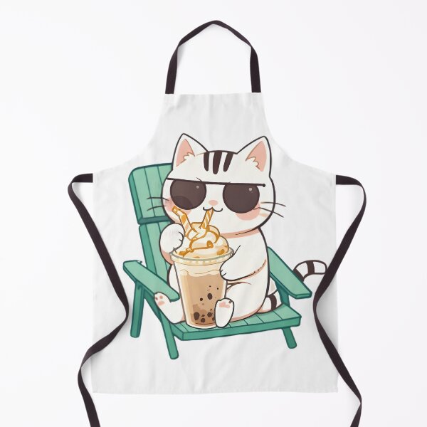 Item preview, Iced Frappe Cat Summer Cozy Kawaii Design designed and sold by tommysworks.
