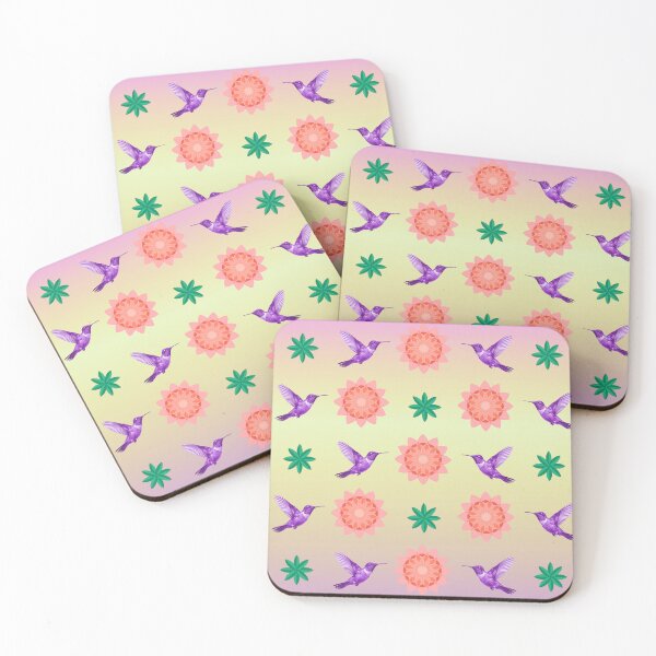 Item preview, Vibrant Hummingbird & Floral Pattern for Nature Lovers designed and sold by NatureBuddy.