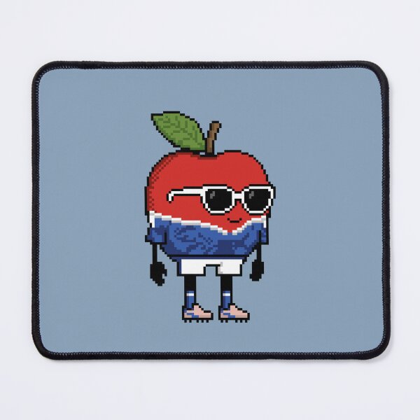 Item preview, Apple Pixel in a Soccer Uniform 5 designed and sold by White Rim Mates.