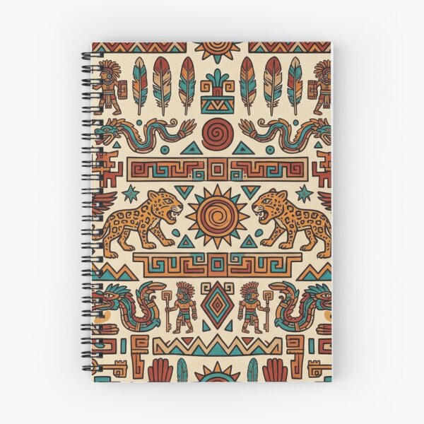 Item preview, Ancient Aztec Tribal Seamless Pattern designed and sold by FashioonTrends.