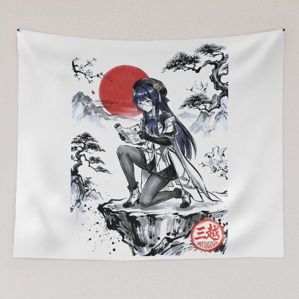 Item preview, Pela Sumi-e designed and sold by Mitsugoshi.