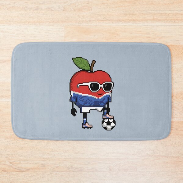 Item preview, Apple Pixel in a Soccer Uniform 7 designed and sold by White Rim Mates.