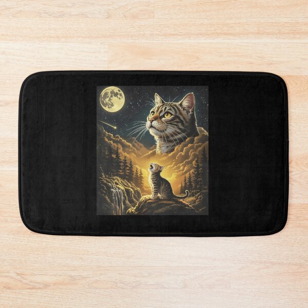Item preview, Cat Howling to the Moon Vintage Meme designed and sold by Hedoraxe.