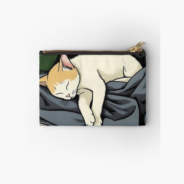 Item preview, Peaceful Sleeping Kitten on Cozy Blanket designed and sold by Itai Doshin.