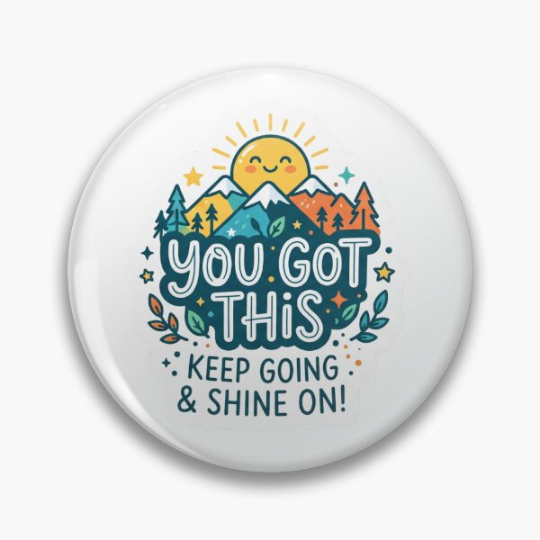 Item preview, KEEP GOING AND SHINE! designed and sold by The Sticker Treasury.