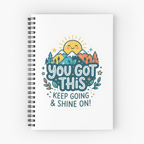 Item preview, KEEP GOING AND SHINE! designed and sold by The Sticker Treasury.