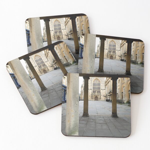Item preview, Bath Abbey, through the columns of lockdown. designed and sold by JonDelorme.