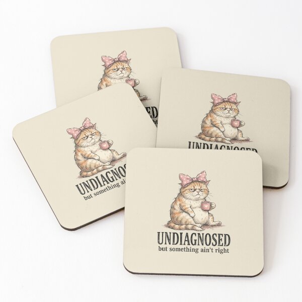 Item preview, Undiagnosed But Something Ain't Right Grumpy Cat designed and sold by dudelinart.