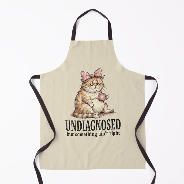 Item preview, Undiagnosed But Something Ain't Right Grumpy Cat designed and sold by dudelinart.