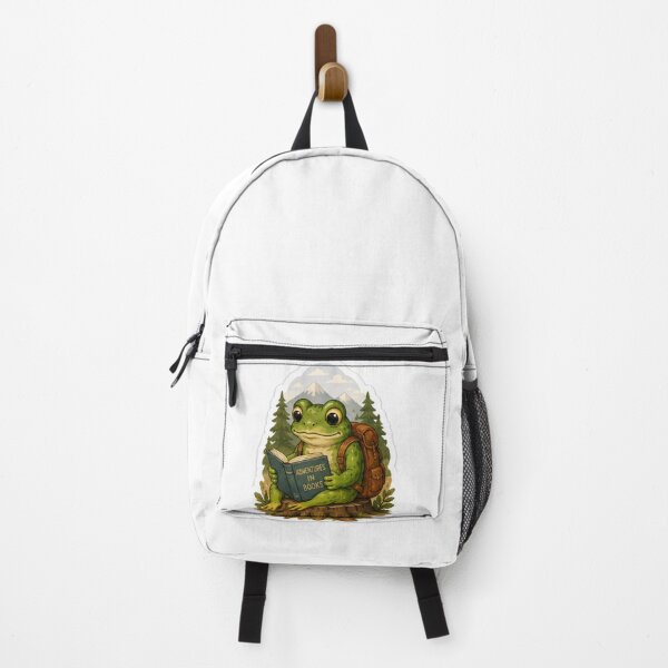 Item preview, Adventures In Books Reading Frog designed and sold by AtlasPixel.