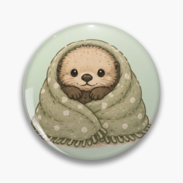Item preview, Blanket Burrito Sea Otter Pup designed and sold by MellowMunchkins.
