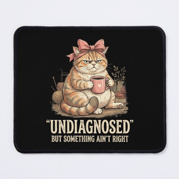 Item preview, Grumpy Cat Undiagnosed But Something Ain't Right designed and sold by dudelinart.
