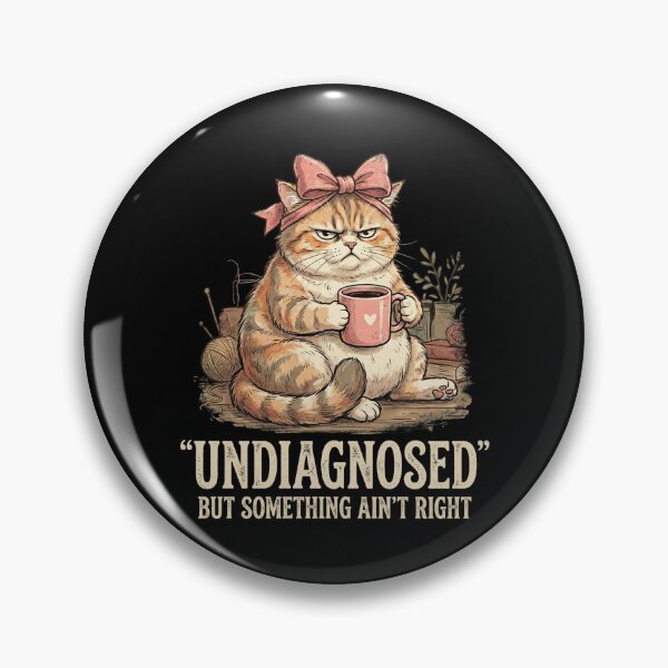 Item preview, Grumpy Cat Undiagnosed But Something Ain't Right designed and sold by dudelinart.