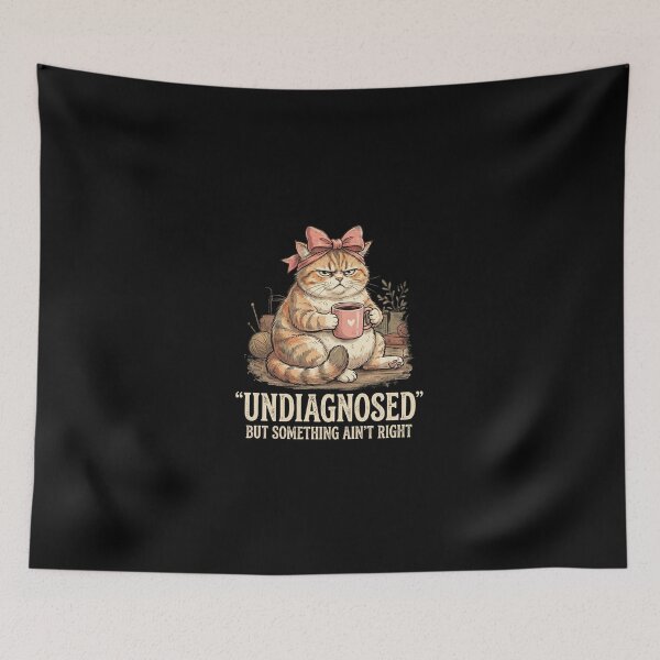 Item preview, Grumpy Cat Undiagnosed But Something Ain't Right designed and sold by dudelinart.