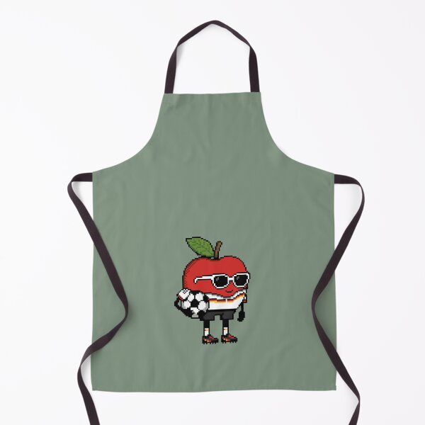 Item preview, Apple Pixel in a Soccer Uniform 10 designed and sold by White Rim Mates.