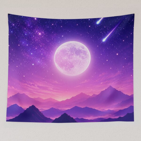 Item preview, Lavender Moonfall designed and sold by cat-and-pigeon.