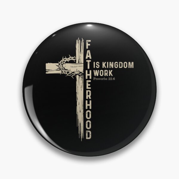 Item preview, Fatherhood is Kingdom Work Vintage Christian Dad designed and sold by Hedoraxe.